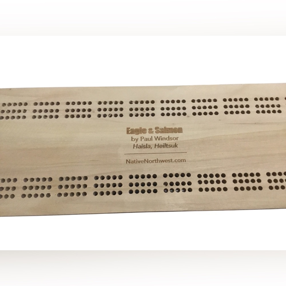 Native Northwest Cribbage Board - Picture 4 of 7